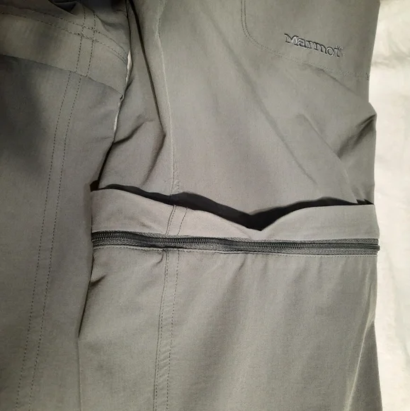 MARMOT Convertible Zip-off Nylon Hiking Pants Size 4 - Picture 9 of 14